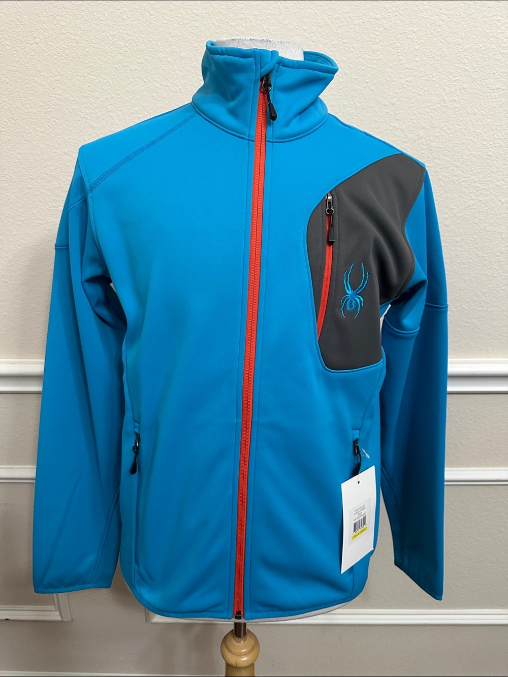 Spyder OUTLAW FULL ZIP FLEECE JACKET Elb/Pol/Rag